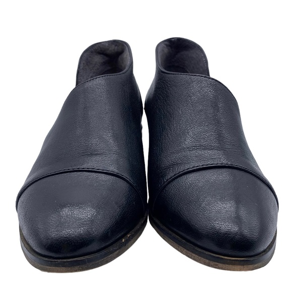 Diba True Loafer No Way Out Women's Black Leather D'Orsay Cut Out Casual 6.5 - Picture 5 of 11